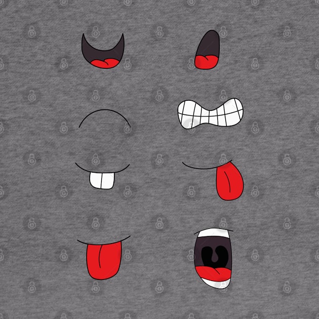 Eight Mouths Set Pack by DiegoCarvalho